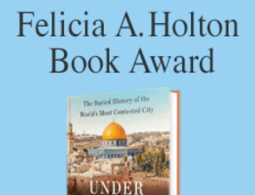 2024 Felicia A. Holton Book Award, Archaeological Institute of America
